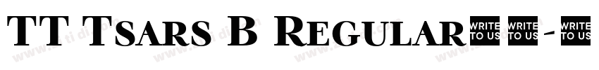 TT Tsars B Regular字体字体转换 TT Tsars B Regular字体字体转换